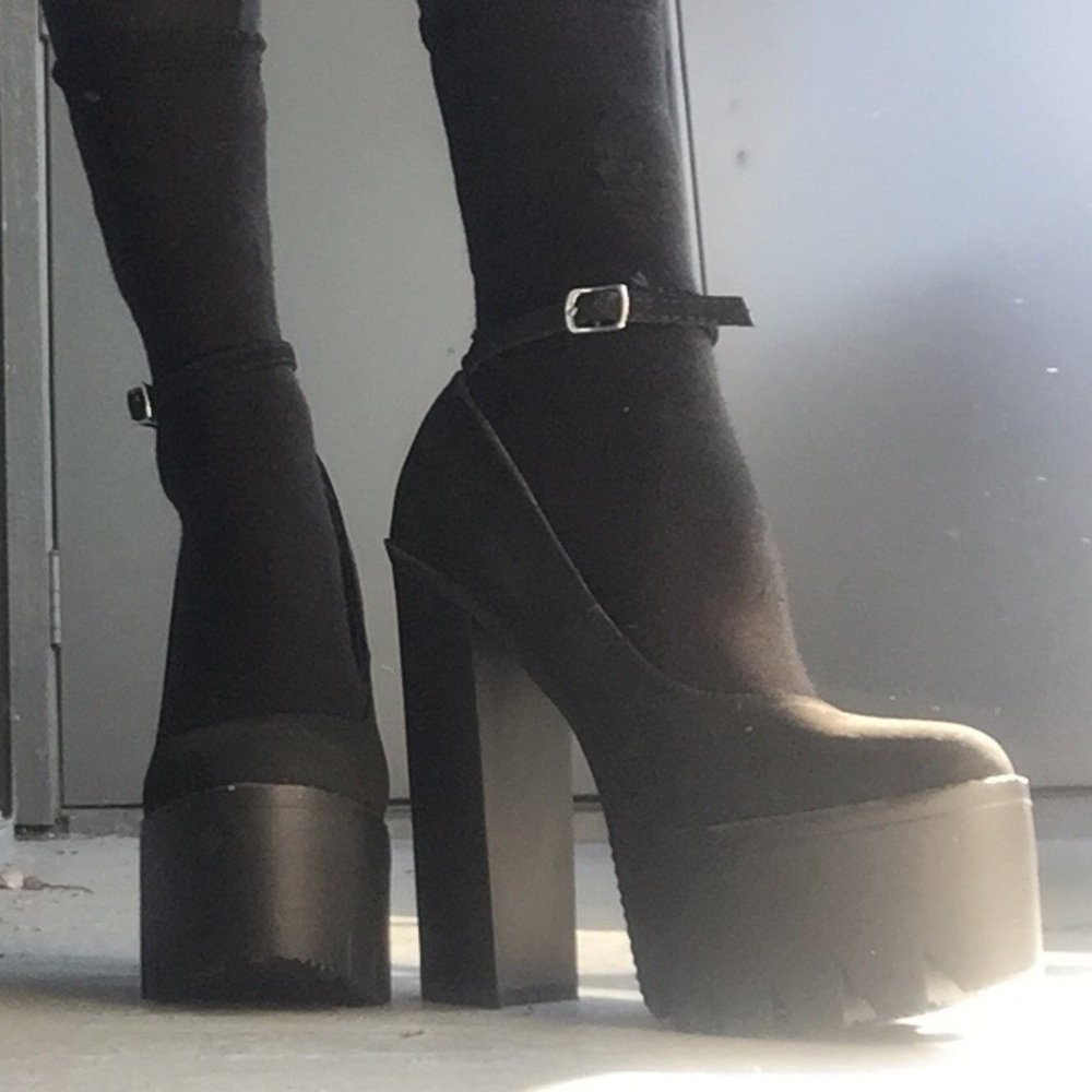 Dollskill Platform Ankle Strap Heels